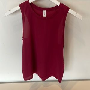 Lululemon High Neck Run & Train Tank